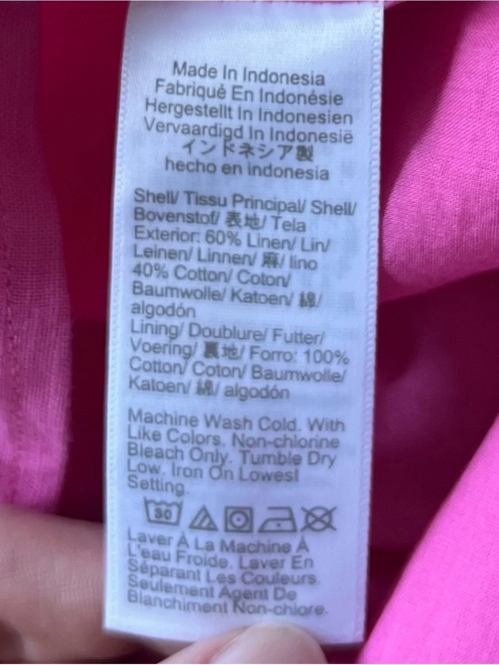 J Crew Linen‎ Blend Squareneck Tank Top XXS Pink Vacation Summer Coastal NWT